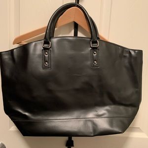 BNWOT. Zara Basics faux leather tote